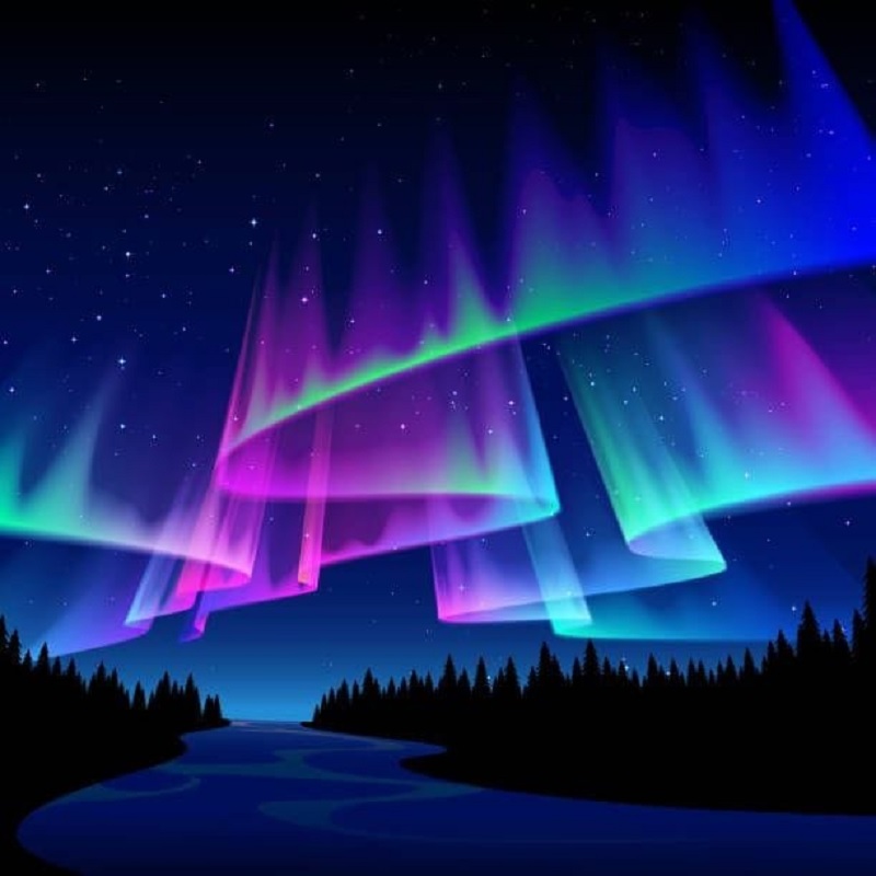 Aurora light in Norway